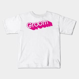 Groom Barbie logo Kids T-Shirt